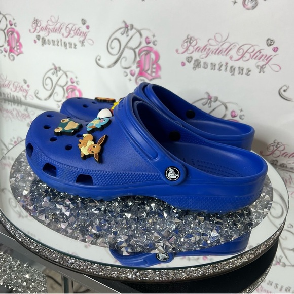 Crocs pokemon Blue Clogs Fun character jibitz grengar pickachu pokeball 8 Charms main image 5